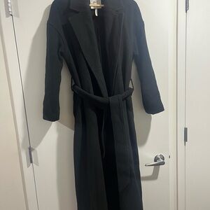 Elegant Long Black Coat